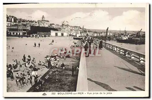 Cartes postales Boulogne Sur Mer Vue Prise De La Jetee