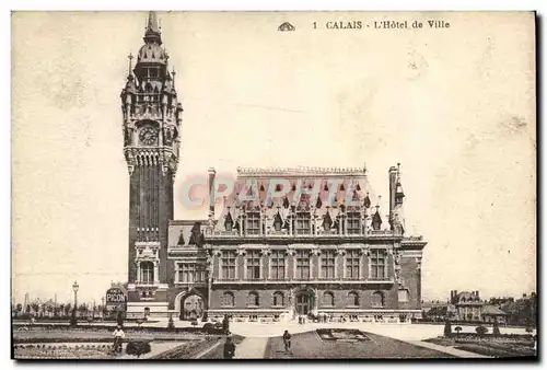 Cartes postales Calais L Hotel De Ville