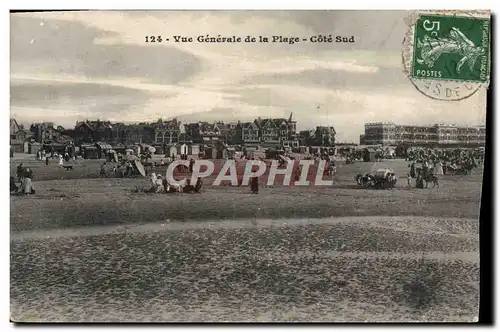 Cartes postales Vue Generale De La Plage Cote Sud