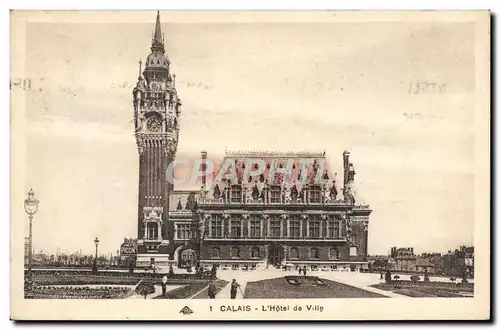 Cartes postales Calais L&#39Hotel De Ville