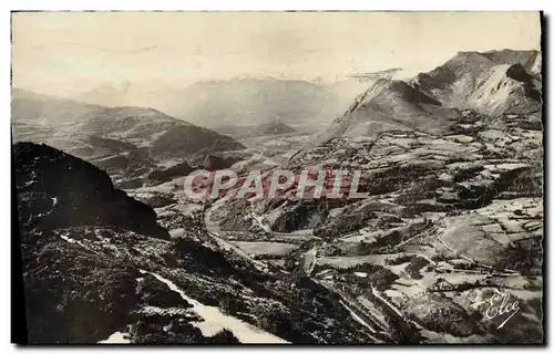 Moderne Karte Lourdes La Vallee D&#39Argeles Vue Du Pic Du Jer