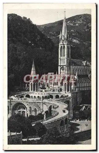 Cartes postales Lourdes La Basilique