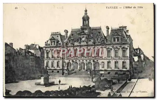 Cartes postales Vannes L Hotel De Ville