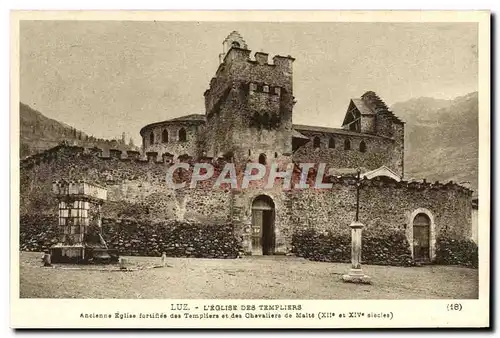 Cartes postales Luz L&#39Eglise Des Templiers