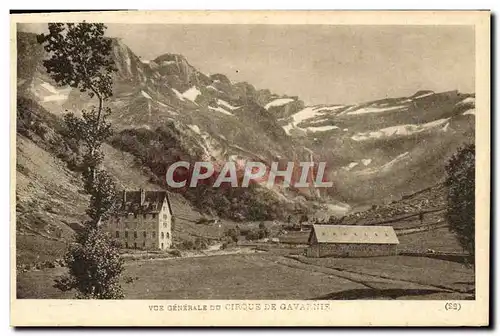 Cartes postales Vue Generale Du Cirque De Gavarnie