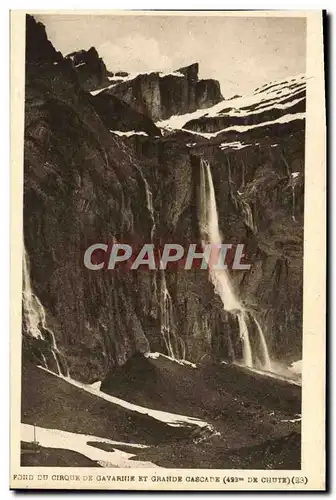 Cartes postales Fond Du Cirque De Gavarnie Et Grande Cascade