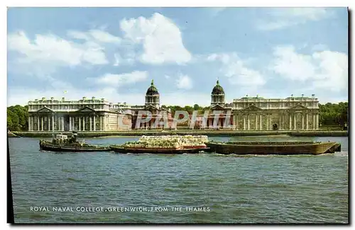 Cartes postales moderne Royal Naval College Greenwich from the Thames