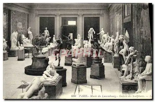 Cartes postales Paris Musee De Luxembourg Galerie de sculptures