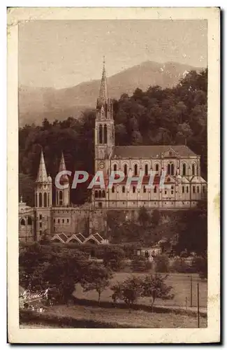 Cartes postales Lourdes La basilique