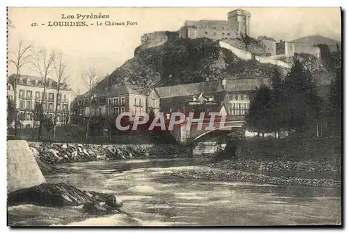 Cartes postales Lourdes Le chateau fort