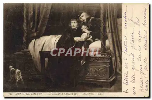 Cartes postales Musee du Louvre Les enfants d&#39Edouard IV Delaroche