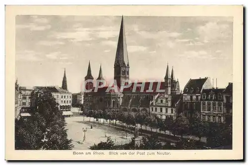 Cartes postales Bonn Blick von der Post zum Neutor
