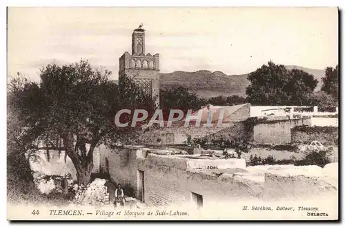 Ansichtskarte AK Tlemcen Village et mosquee de Sidi Lahson