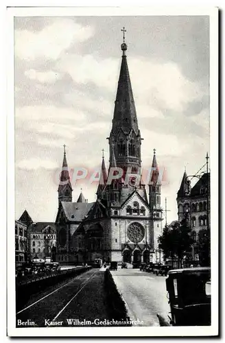 Cartes postales Berlin Kaiser Wilhelm Gedachtniskirche