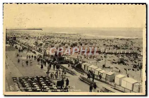 Cartes postales Blankenberghe Panorama de la plage