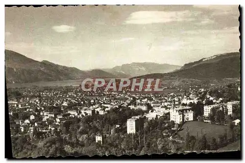 Cartes postales Aix les Bains Vue Generale et le Lac Du Bourget