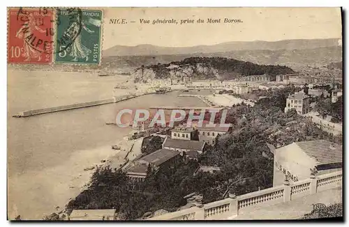 Cartes postales Nice Vue generale prise du Mont Boron