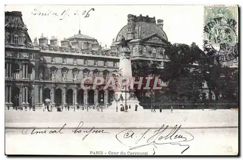 Ansichtskarte AK Paris Cour du Carrousel