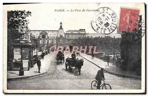 Ansichtskarte AK Paris Le Pont du Carrousel