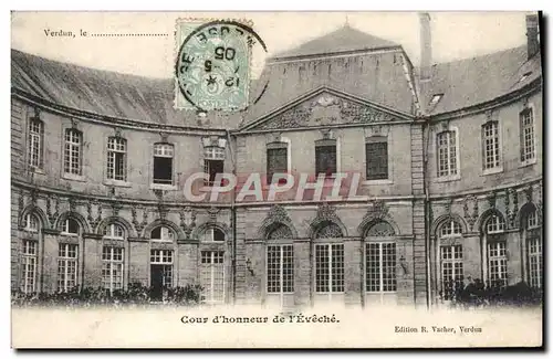 Cartes postales Verdun Cour d'Honneur de L'Eveche