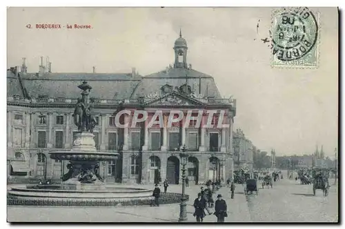 Cartes postales Bordeaux La Bourse