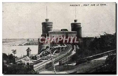 Cartes postales Mayence Pont Sur Le Rhin