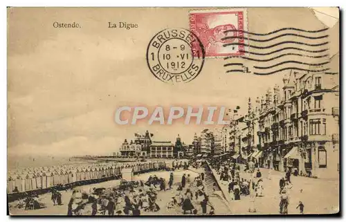 Cartes postales Ostende La Digue