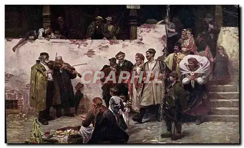 Ansichtskarte AK Wodzinowski Krakow Chanson populaire