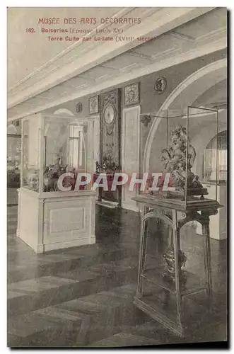 Cartes postales Musee Des Arts Decoratifs Boiseries Terre cuite par Ladate