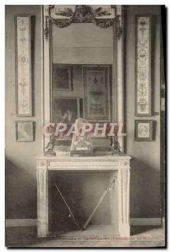Cartes postales Musee Des Arts Decoratifs Pendule et candelabres Directoire