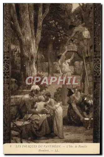 Ansichtskarte AK Les Fresques Du Pantheon L&#39idee de famille Humbert