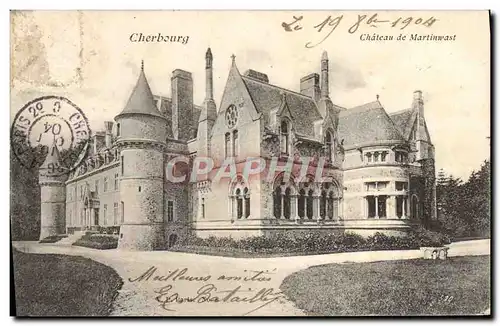 Cartes postales Cherbourg Chateau de Martinwast