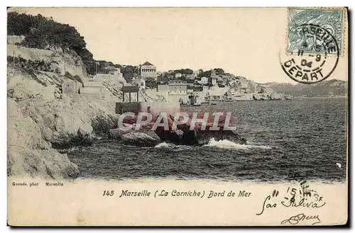 Ansichtskarte AK Marseille Bord de Mer la corniche