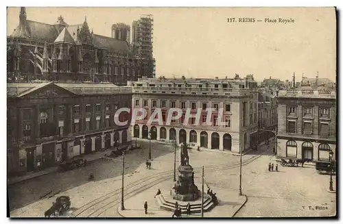 Cartes postales Reims Place Royale