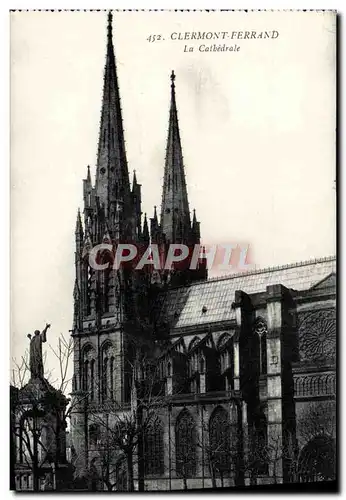 Cartes postales Clermont Ferrand La Cathedrale