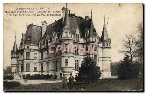 Cartes postales Environs de Plailly Mortefontaine Chateau de Valliere