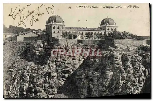 Cartes postales Constantine L'Hopital Civil