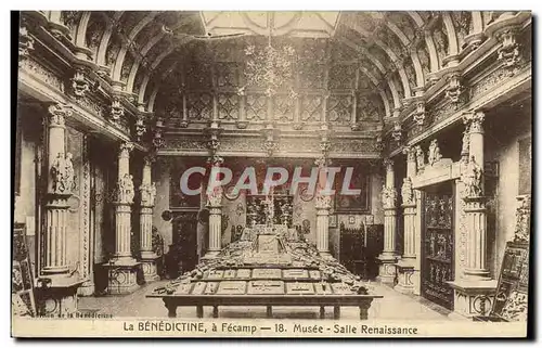 Cartes postales La Benedictine a Fecamp Musee Salle Renaissance