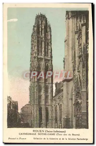 Cartes postales Rouen Cathedrale Notre Dame