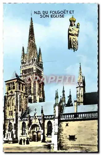 Cartes postales moderne Notre Dame du Folgoet Et Son Eglise