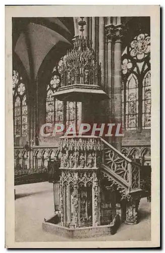 Ansichtskarte AK Cathedrale de Strasbourg La Chaire