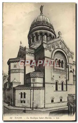 Cartes postales Tours La Basilique Saint Martin