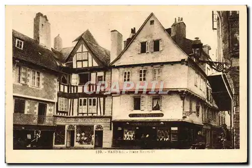 Cartes postales Vannes Place Henri IV