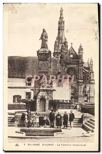 Ansichtskarte AK Ste Anne D&#39Auray La Fontaine Miraculeuse