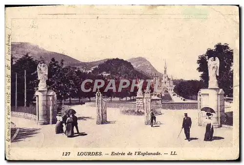 Cartes postales Lourdes Entree de L&#39Esplanade