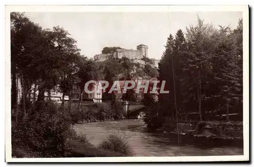 Cartes postales Lourdes Le Chateau Fort et le Gave