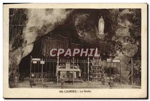 Cartes postales Lourdes La Grotte