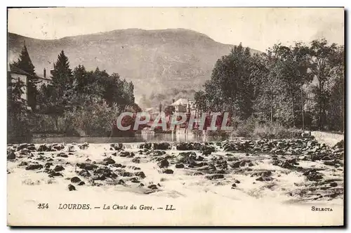 Cartes postales Lourdes La Chute du Gave