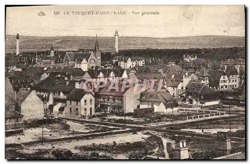 Cartes postales Le Touquet Paris Plage Vue Generale