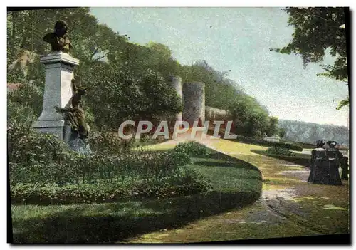 Cartes postales Boulogne Sur Mer Le square du docteur Duchenne et le jardin des remparts